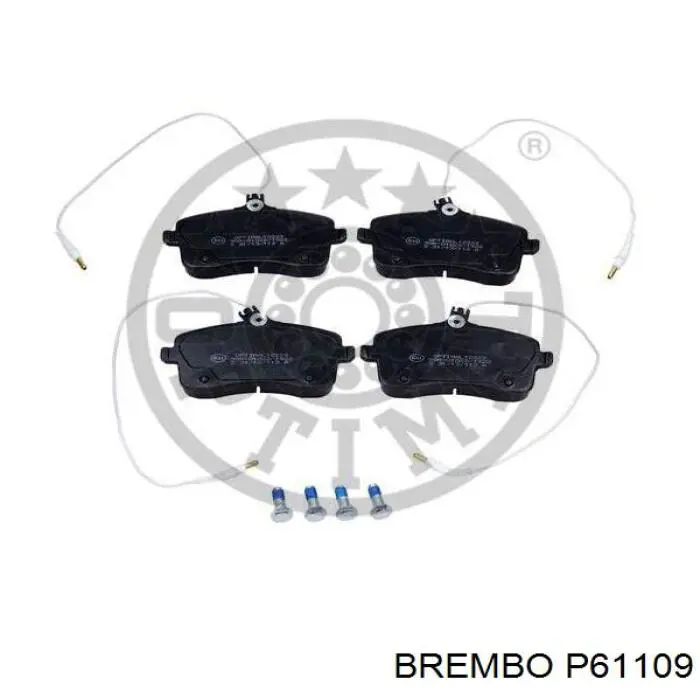 Передні тормозні колодки P61109 Brembo