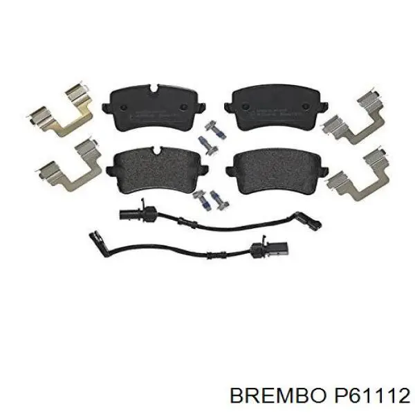 Гальмівні колодки Brembo P61112 ціна, від 37.42 USD