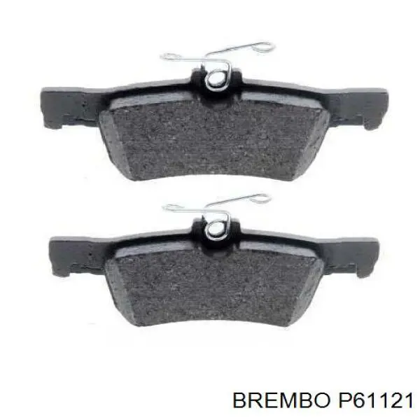 Купити P61121 Brembo Задні колодки