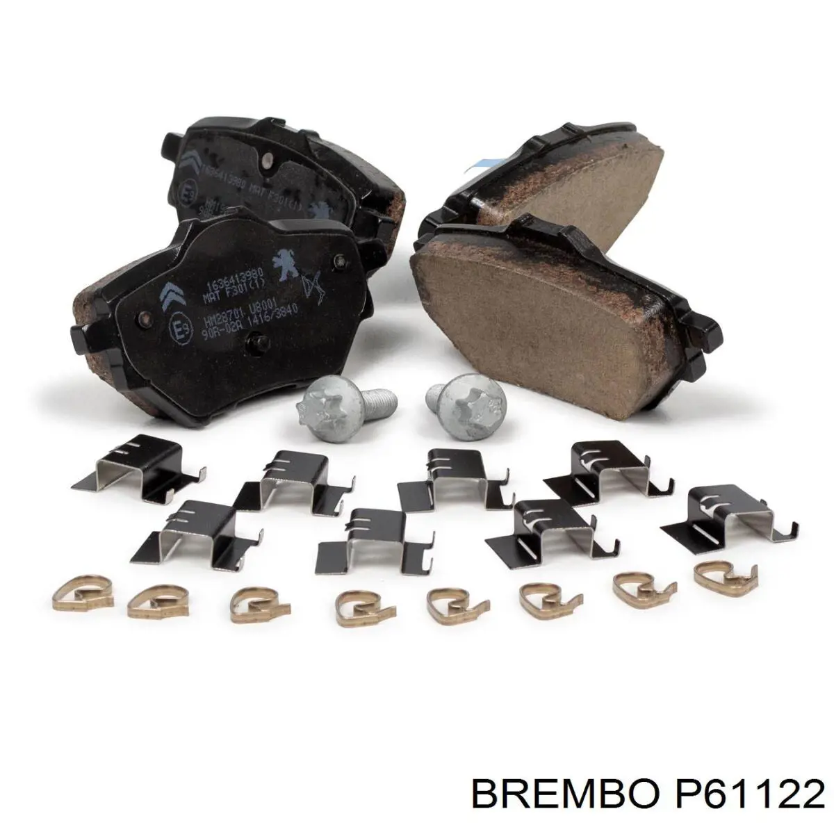 Задні гальмівні колодки P61122 Brembo