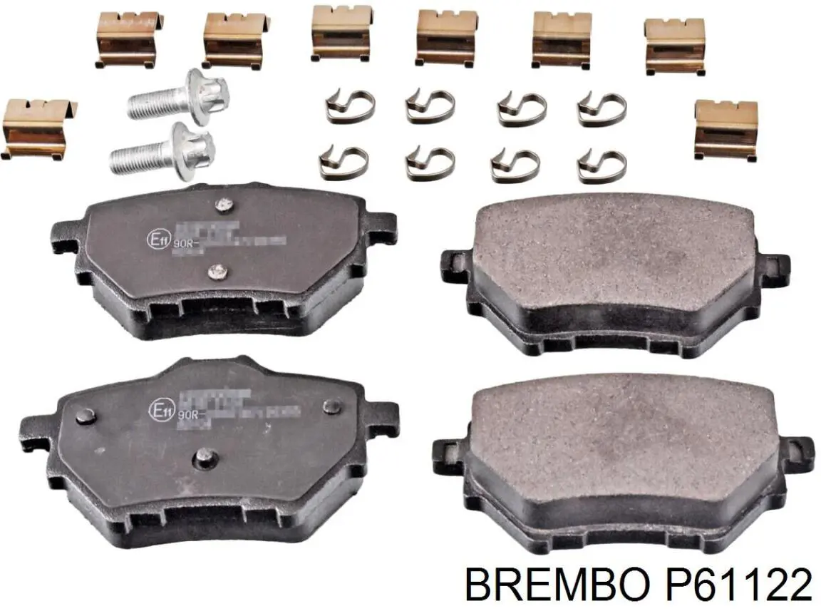 Купити P61122 Brembo Задні колодки
