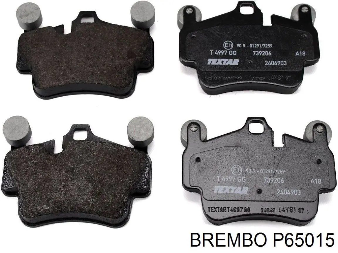 Передні тормозні колодки P65015 Brembo