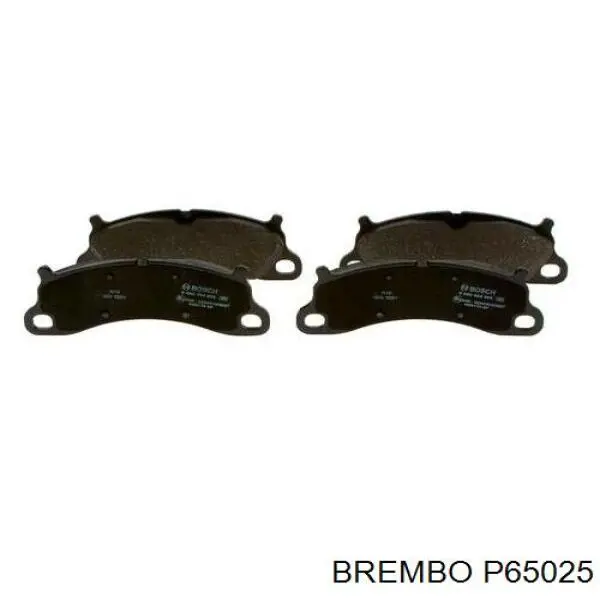 Колодки гальмівні передні, дискові P65025 Brembo