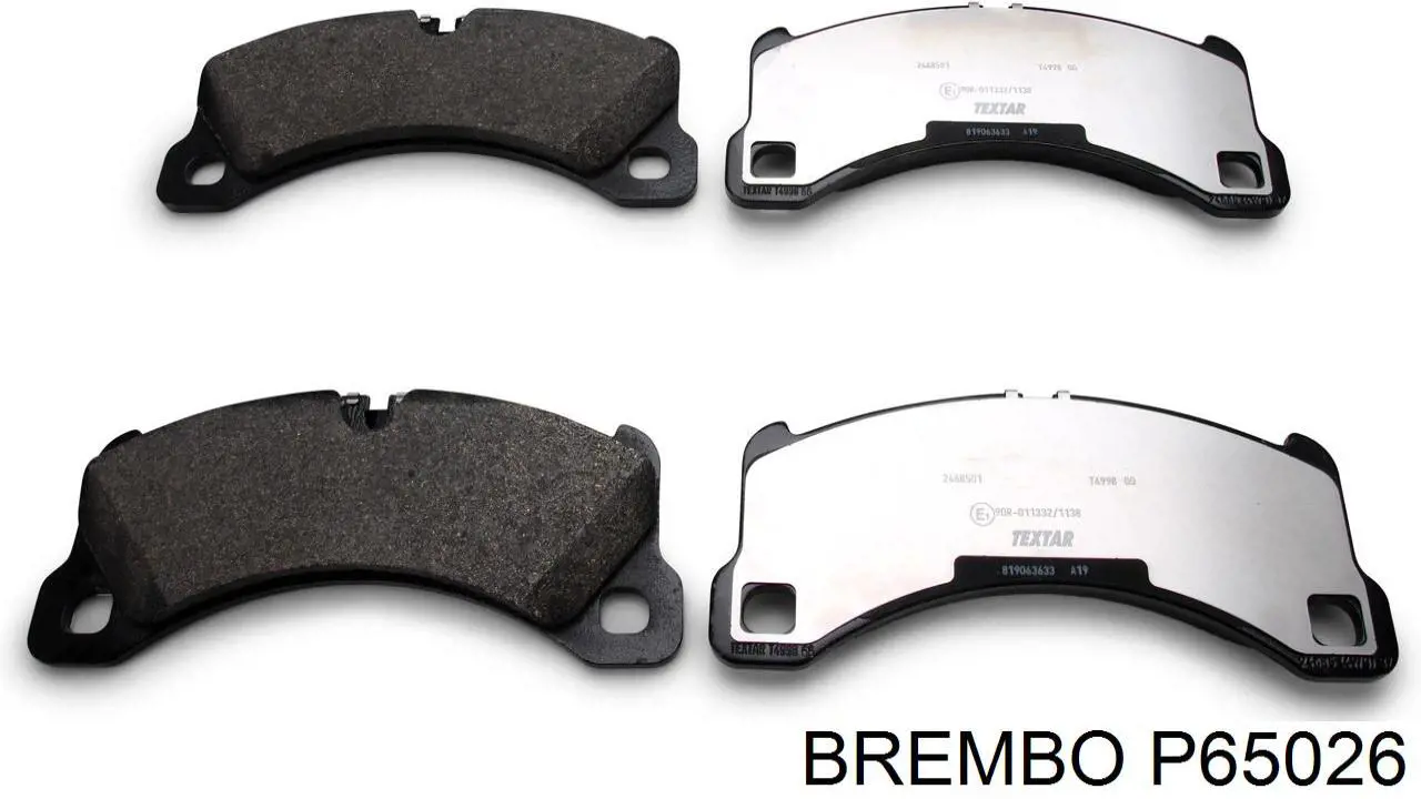 Гальмівні колодки Brembo P65026 ціна, від 161.99 USD