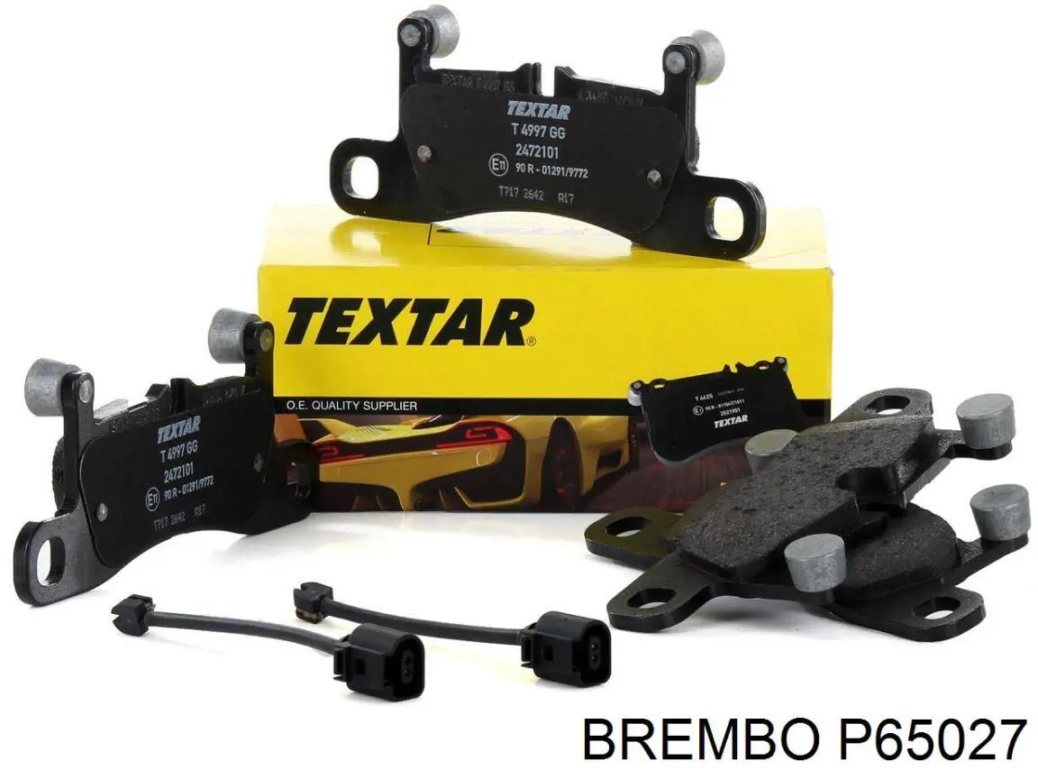 Задні гальмівні колодки P65027 Brembo