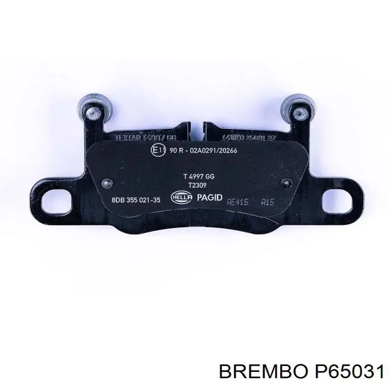 Купити P65031 Brembo Задні колодки