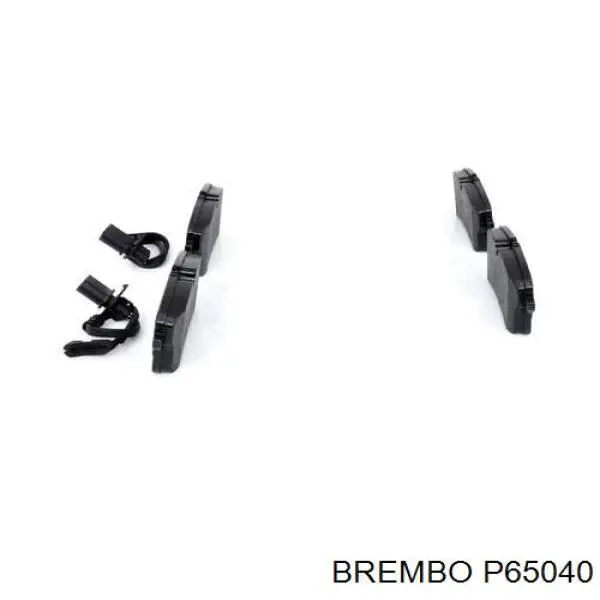 Задні гальмівні колодки P65040 Brembo