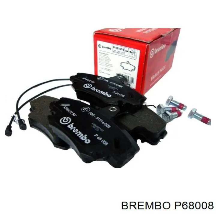 Купити P68008 Brembo Колодки гальмівні передні, дискові