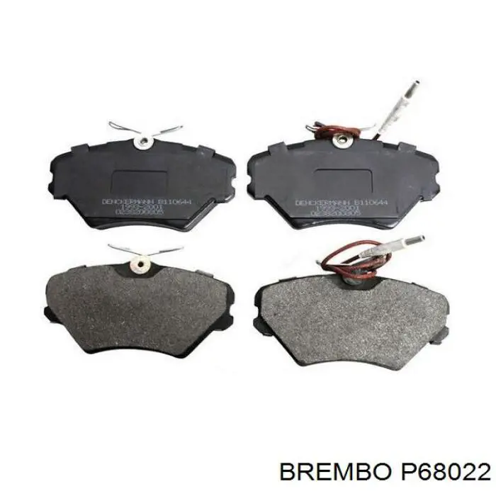 Купити P68022 Brembo Колодки гальмівні передні, дискові