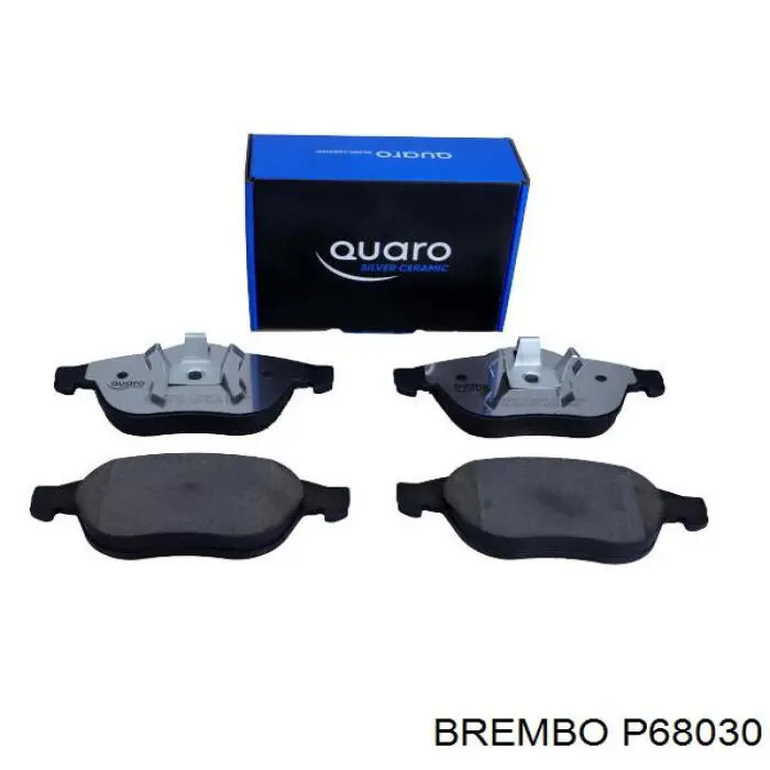 P68030 Brembo колодки гальмівні передні, дискові