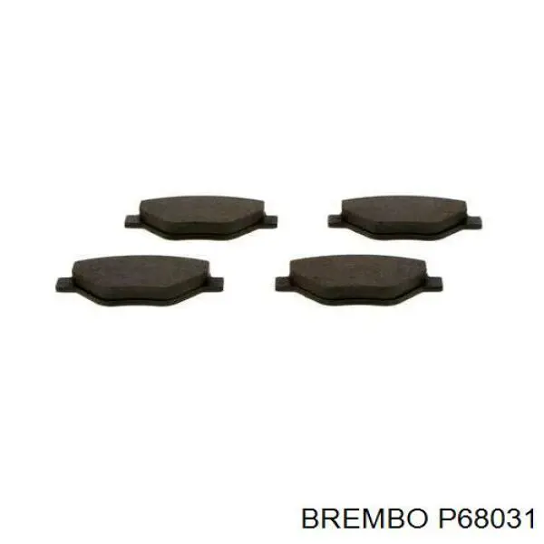 Гальмівні колодки Brembo P68031 ціна, від 20.58 USD