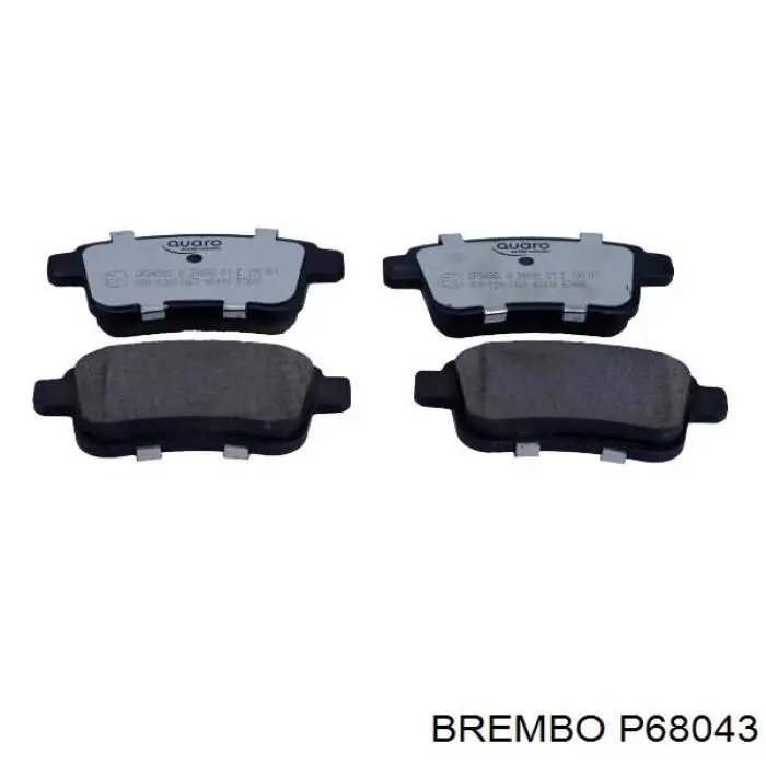 Задні гальмівні колодки Brembo P68043 ціна, від 25.17 USD