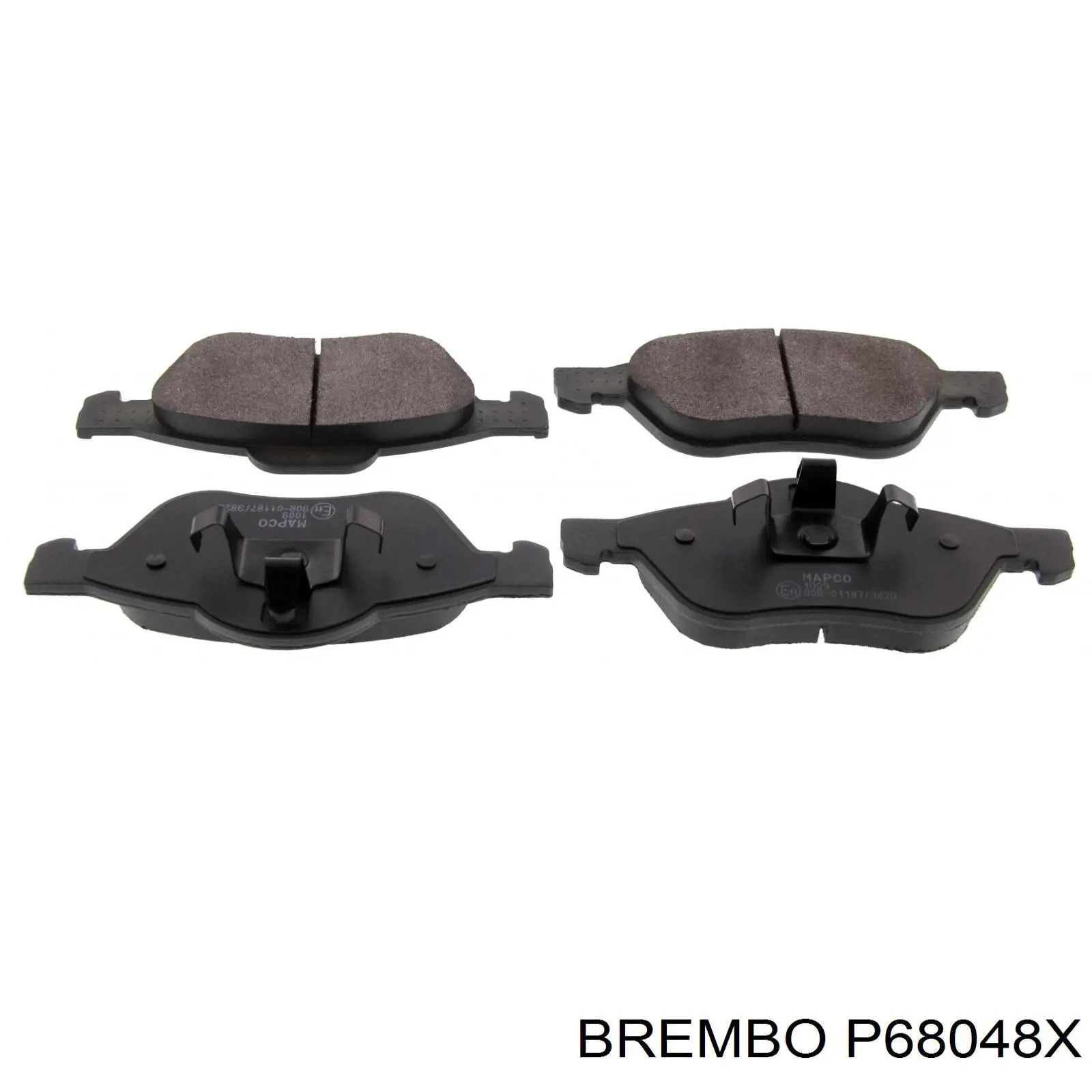 Купити P68048X Brembo Колодки гальмівні передні, дискові