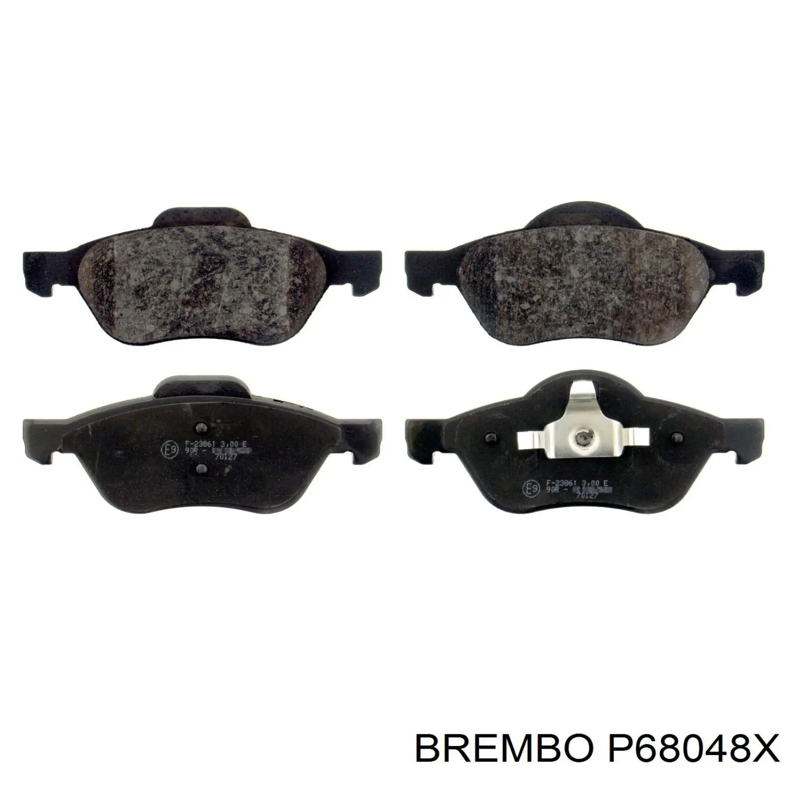 Передні тормозні колодки P68048X Brembo