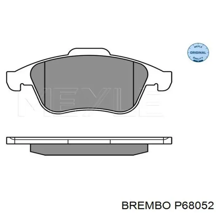 Передні тормозні колодки P68052 Brembo