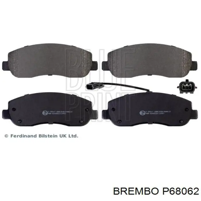 Передні тормозні колодки P68062 Brembo