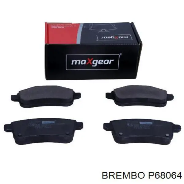 Задні дискові колодки Brembo P68064