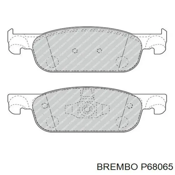 Передні тормозні колодки P68065 Brembo
