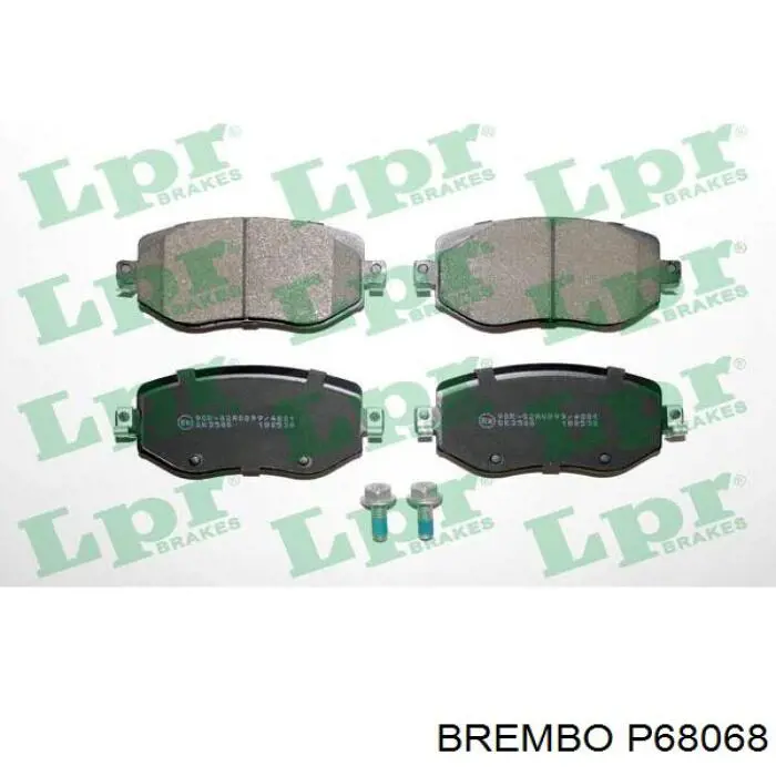 Тормозні колодки Brembo P68068