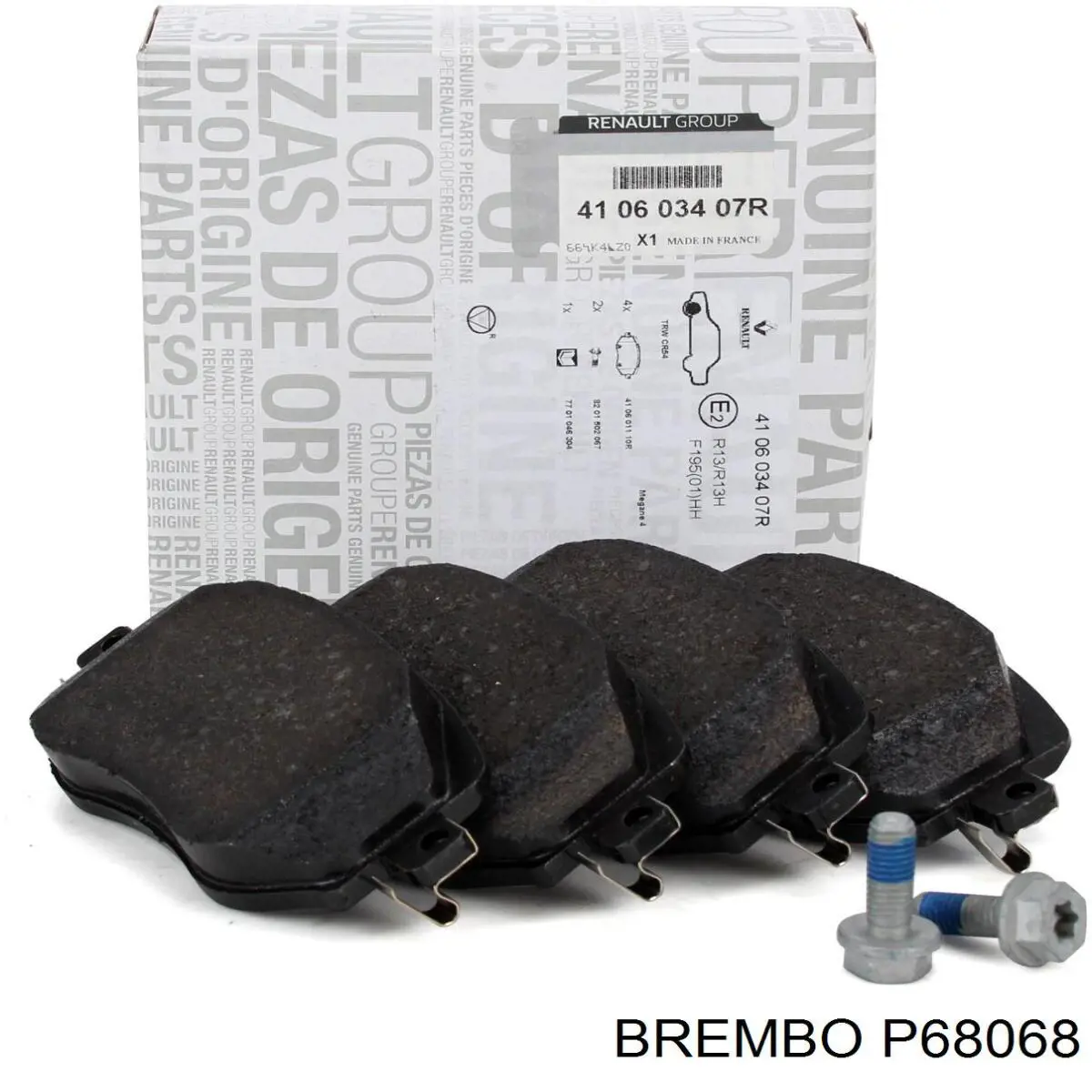 Передні тормозні колодки P68068 Brembo