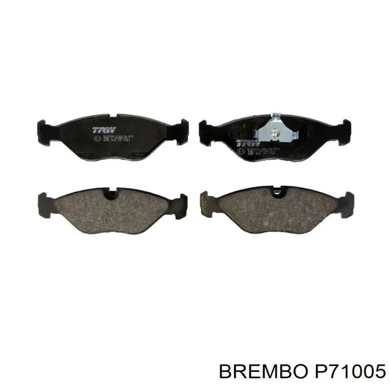 Купити P71005 Brembo Колодки гальмівні передні, дискові