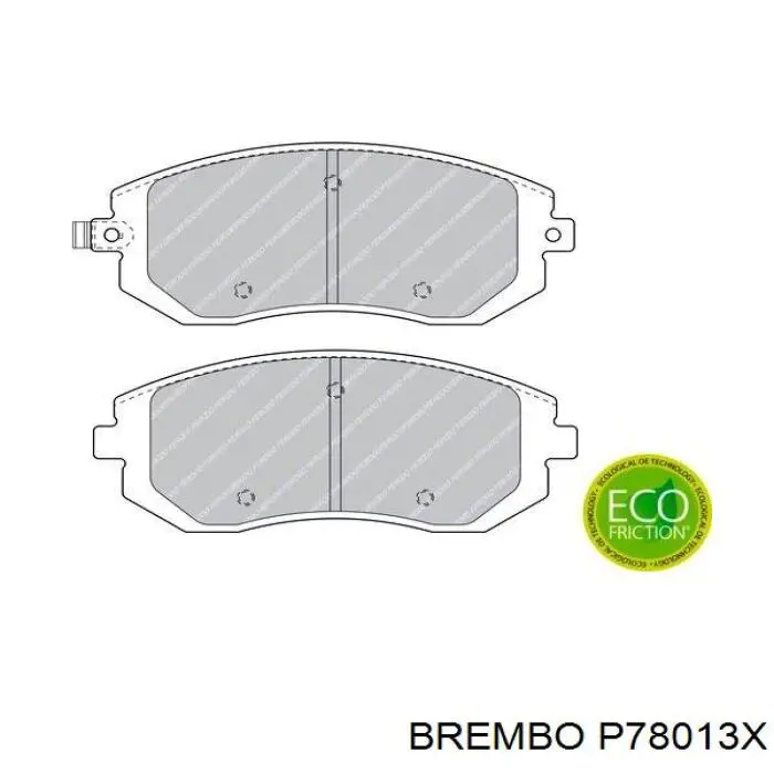 Тормозні колодки Brembo P78013X