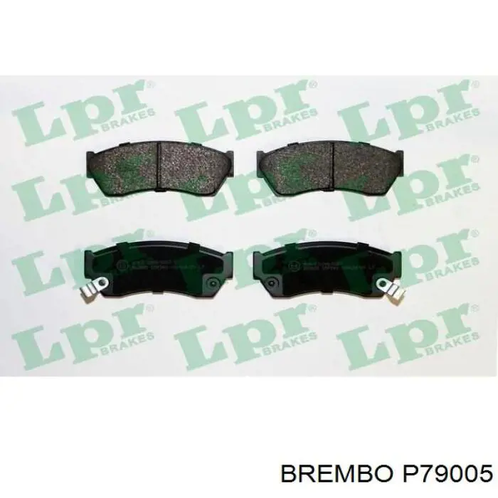 P79005 Brembo колодки гальмівні передні, дискові