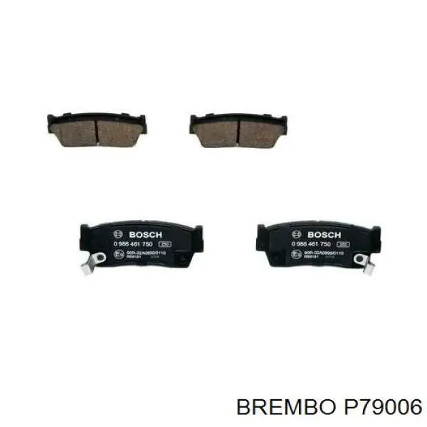 Тормозні колодки Brembo P79006