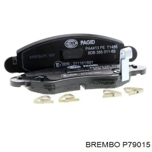Передні тормозні колодки P79015 Brembo