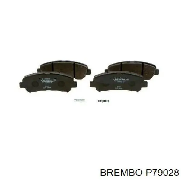 Колодки гальмівні передні, дискові P79028 Brembo