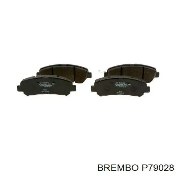 Купити P79028 Brembo Колодки гальмівні передні, дискові
