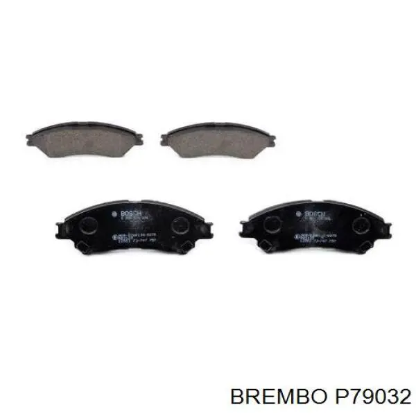 Колодки гальмівні передні, дискові P79032 Brembo