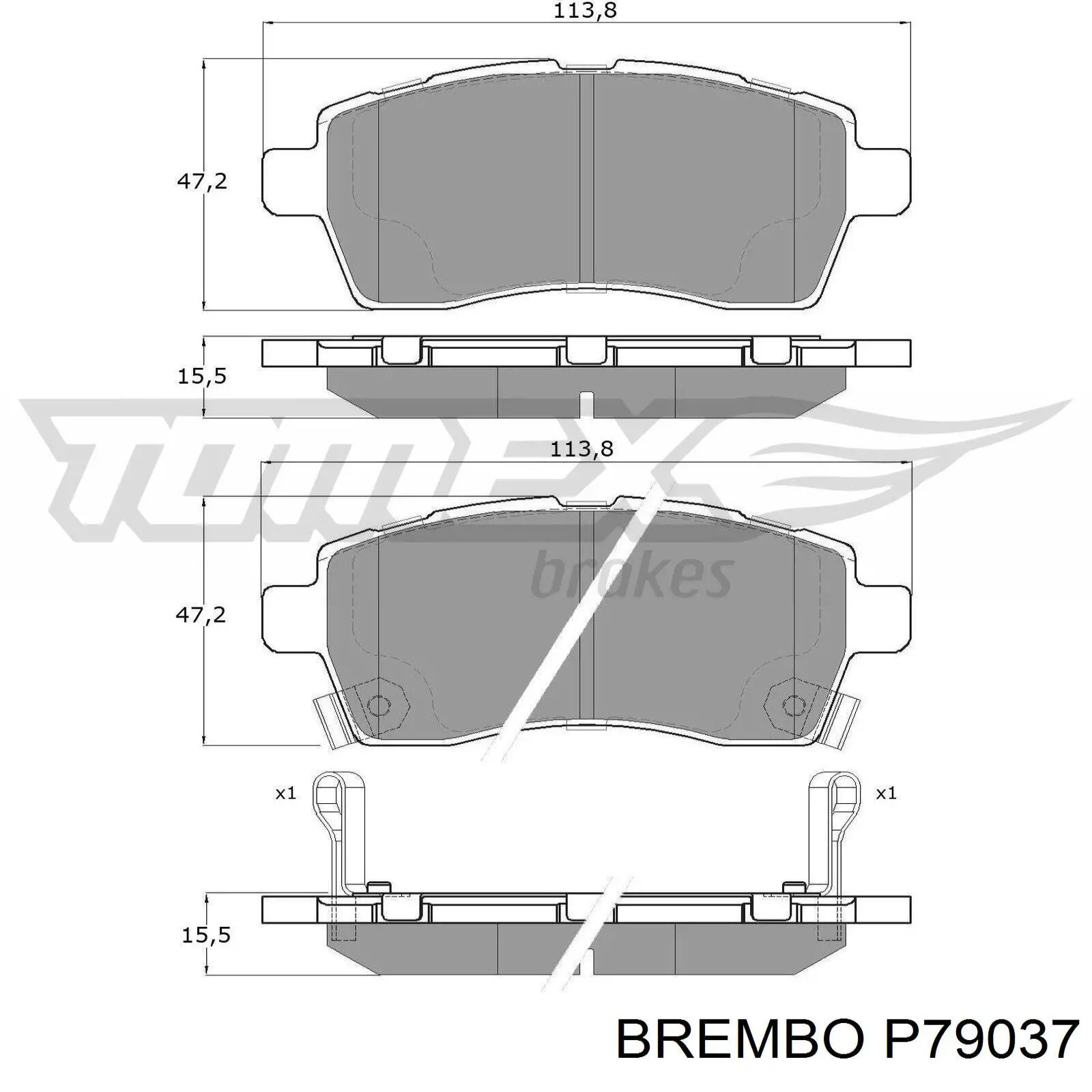 Гальмівні колодки Cifam 82211620 ціна, від 21.00 USD
