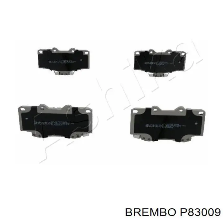 Гальмівні колодки Brembo P83009 ціна, від 20.61 USD