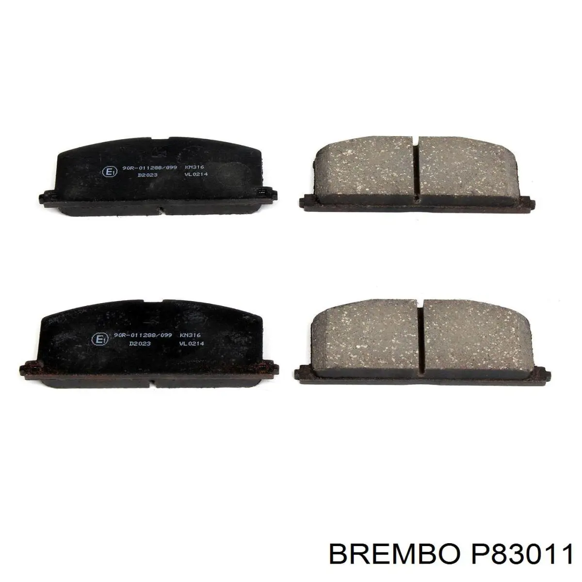 Тормозні колодки Brembo P83011