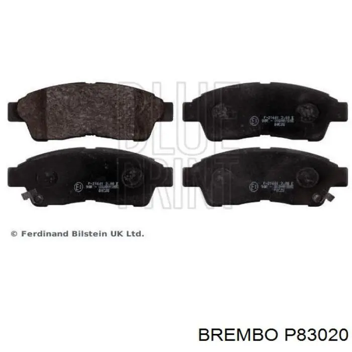 Тормозні колодки Brembo P83020