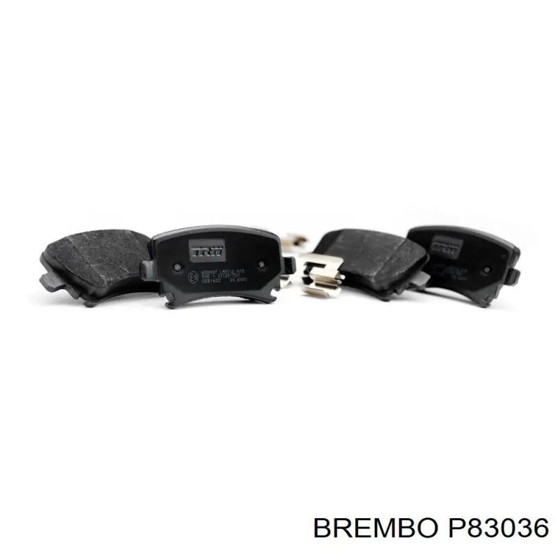 Задні гальмівні колодки P83036 Brembo