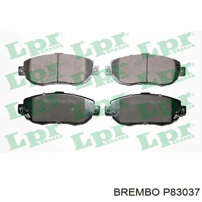 Купити P83037 Brembo Колодки гальмівні передні, дискові
