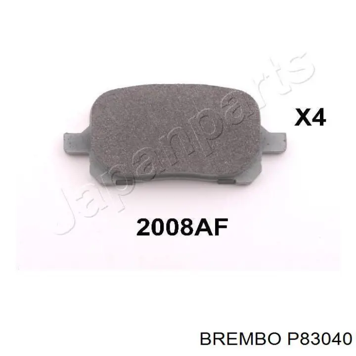Гальмівні колодки Brembo P83040 ціна, від 22.78 USD