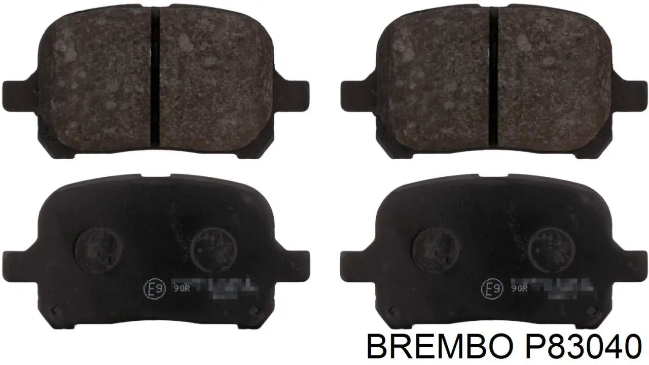 P83040 Brembo Передні гальмівні колодки