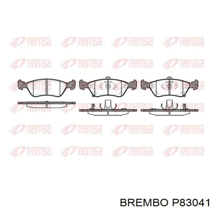 P83041 Brembo Передні гальмівні колодки