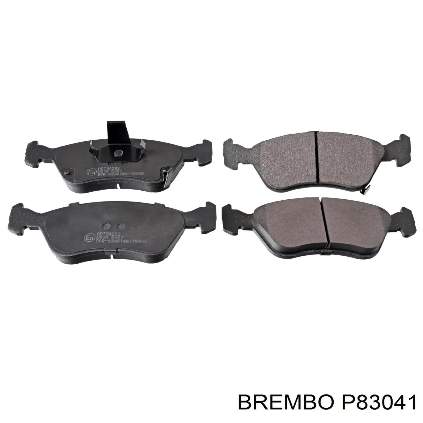Передні тормозні колодки P83041 Brembo