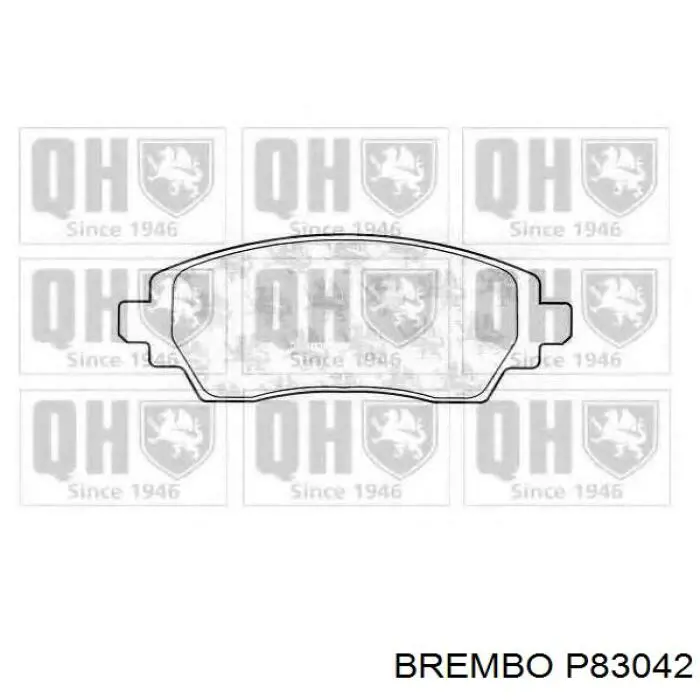 Передні тормозні колодки P83042 Brembo