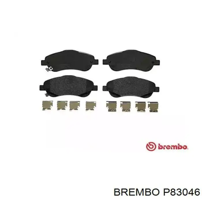 Колодки гальмівні передні, дискові P83046 Brembo