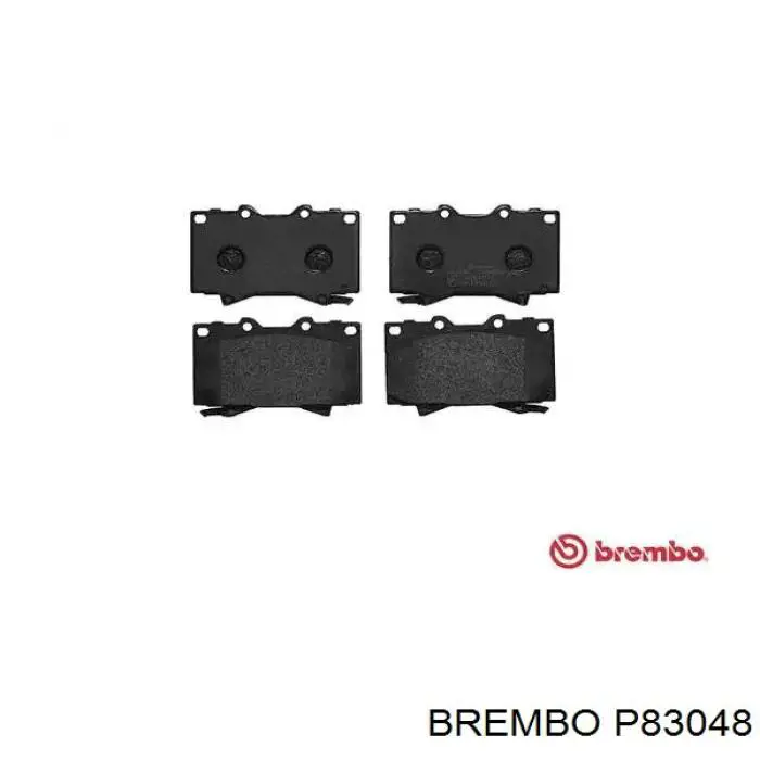 P83048 Brembo колодки гальмівні передні, дискові
