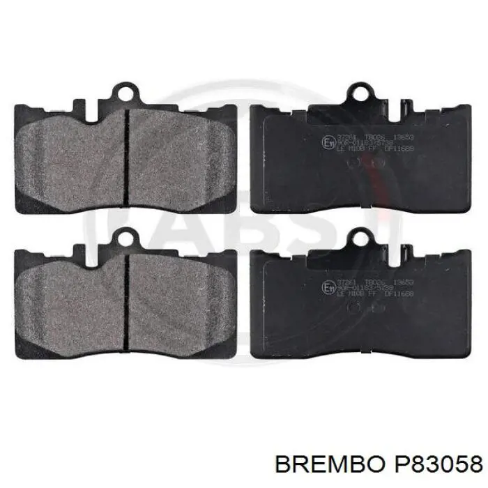 P83058 Brembo Передні гальмівні колодки
