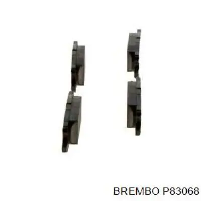 Задні гальмівні колодки P83068 Brembo