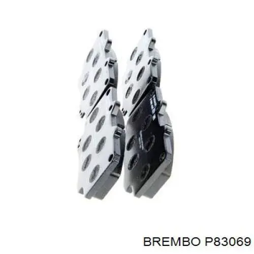 P83069 Brembo Передні гальмівні колодки