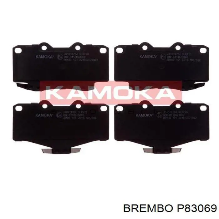 Передні тормозні колодки P83069 Brembo