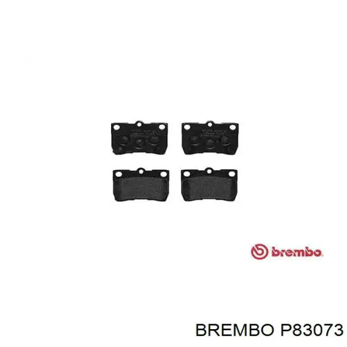 Задні гальмівні колодки Brembo P83073 ціна, від 25.53 USD